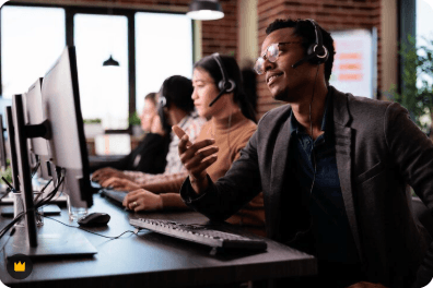 Customer support team ready to help